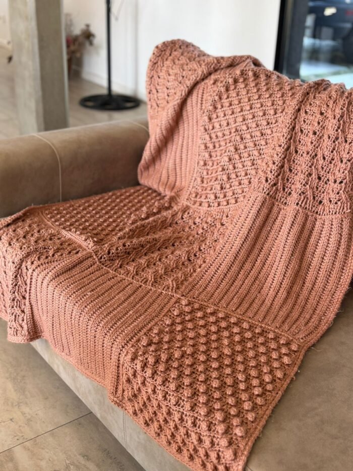 Guía paso a paso para tejer la Manta Flor  (versión crochet)