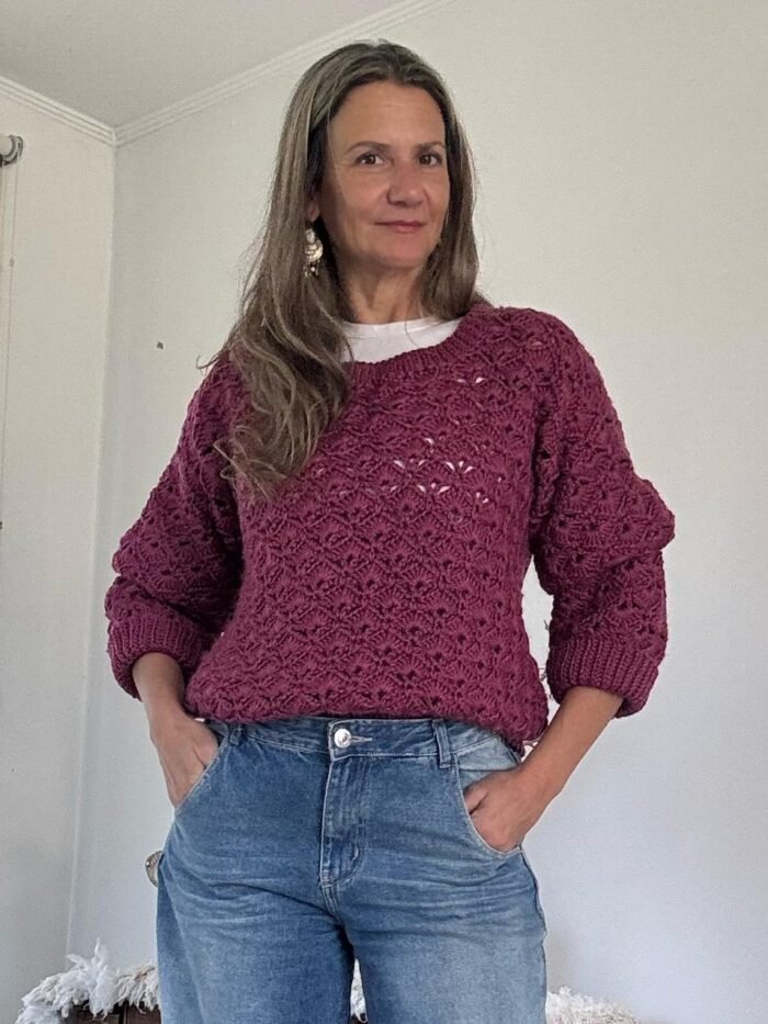 Guía paso a paso para tejer el Sweater Victoria