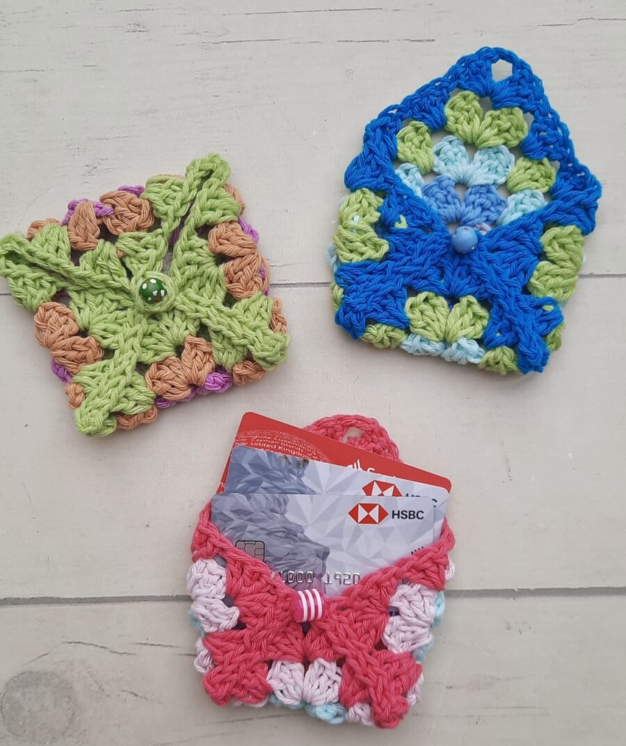 Porta Tarjetas a Crochet - Imagen 2